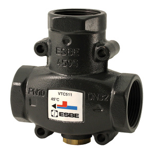 Клапан трехходовой термостатический ESBE VTC511, DN25-32, 50-75°С