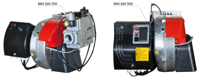 Модельный ряд газовых горелок MAX GAS 350-500